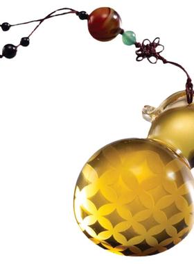 tittot琉园琉璃招财中式桌面葫芦