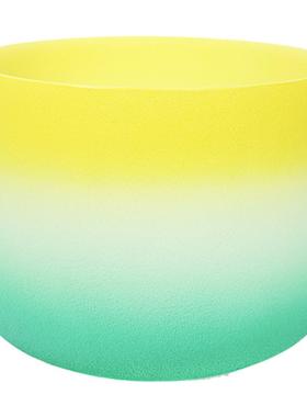 炫彩糖果色水晶钵颂钵 音乐碗打碗乐器音钵瑜伽彩色水晶钵乐器