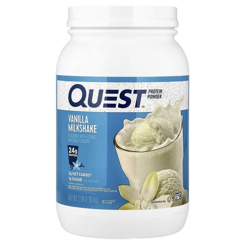 Quest Nutrition蛋白质粉咸焦糖天然香料肌肉耐力肌力帮助蛋白质