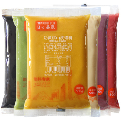 日美烘焙原料馅料多口味桃山皮