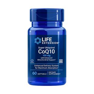 沿寿辅酶q10软胶囊美国原装进口coq10泛醇还原型保护心脏心肌保健