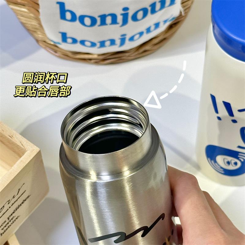 迷你口袋直饮随行杯子卡通涂鸦保温保温杯儿童小巧不锈钢304水杯