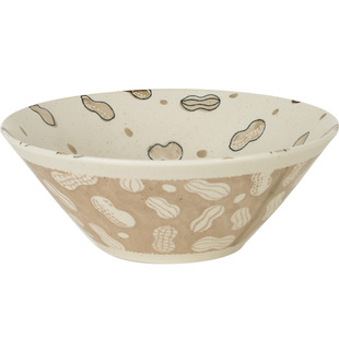 7折清仓 日本进口美浓烧哑光花生餐具复古做旧陶瓷长方盘大深盘