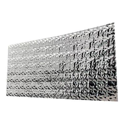 不锈钢水波纹板KTV天花吊顶银色镜面装饰板背景墙金属饰面波浪板