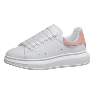 铭麦昆小白鞋女夏季增高白色运动鞋子女款板鞋透气休闲松糕厚底男