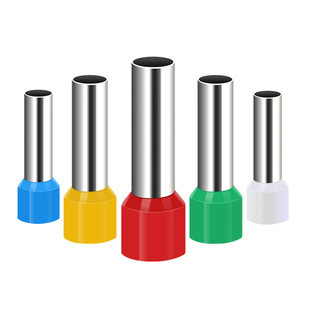 国标A级凤凰VE管型端子冷压端子针形接线端子欧式插针形铜鼻子