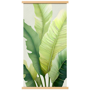 家大业大挂画奶油风玄关挂墙装饰画走廊过道绿植墙画背景墙壁画