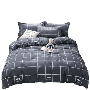 纯棉被套单件150x200x230cm学生宿舍被单1.5米床单人单独全棉被罩