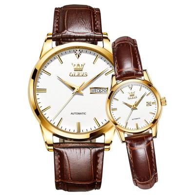 瑞士认证正品牌机械情侣手表一对