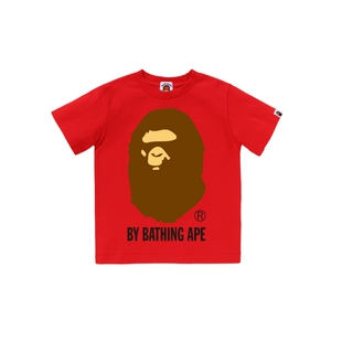 BAPE童装春夏猿人字母印花短袖T恤002103O