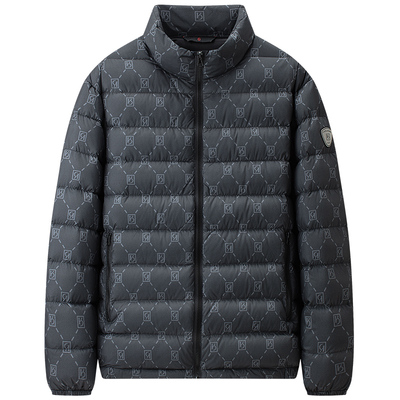 罗蒙轻薄款羽绒服男女短款秋冬季