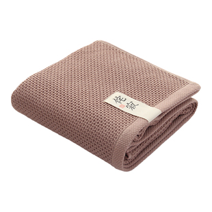 三利3条侘寂毛巾纯棉纱布蜂窝洗脸手巾华夫格面巾家用ins风不掉毛