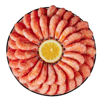 丹麦北极虾熊甜虾带籽即食熟冻