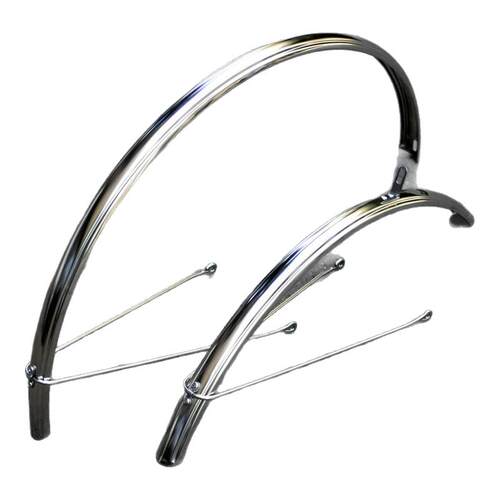 定制不锈钢700c23c25c28c20寸451公路自行车全包d10挡泥板泥瓦