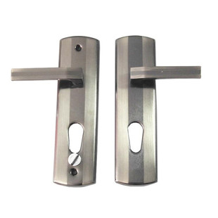 老式春天铸诚防盗门新九型把手 宝得安888-9带反锁保险 新9型拉手