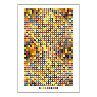 π圆周率1000位竖款装饰画无外框平面喷绘油画布可定制精致布画芯