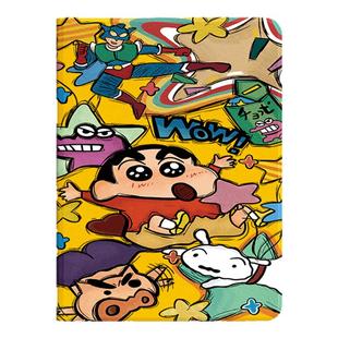 适用ipad11代保护壳air7保护套6平板保护壳11寸ipad涂鸦蜡笔小新第10代苹果5硅胶防摔弯mini7带笔槽9高级13寸