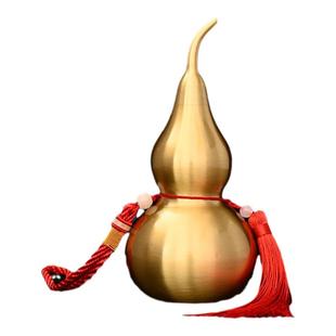 铜葫芦挂件门对门车内客厅卧室装饰品家居开盖拉丝送礼品实心朱砂