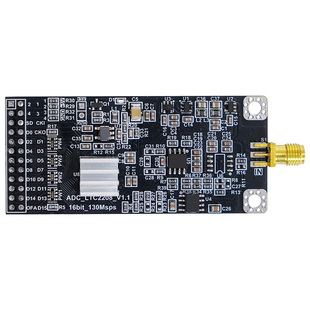 LTC2208高速ADC模块 单路16bit位模数转换器模块 130M采样率 FPGA