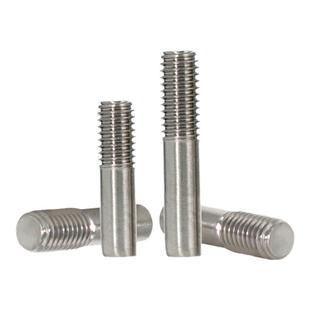 304不锈钢单头螺丝螺栓螺柱加长螺杆一头牙加工定做M3M4M5M6-M20