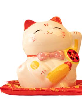 招财猫小摆件存钱罐迷你可爱饰品