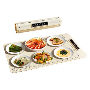 暖菜板2026新款加热饭菜神器折叠多功能热菜保温板家用餐桌恒温垫