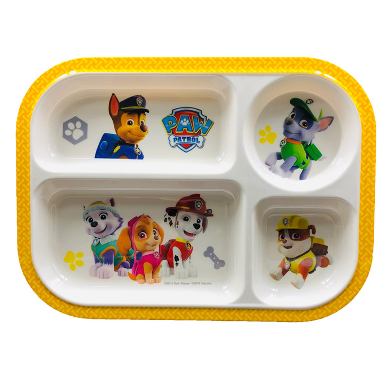 汪汪队餐具希尔密胺防摔餐盘防烫