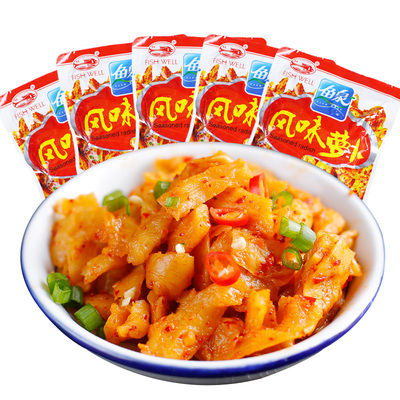 鱼泉萝卜干下饭菜香辣重庆麻辣