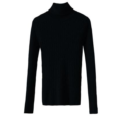 韩版新款内搭女毛衣高领短款修身