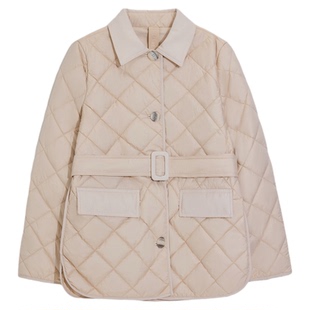 MARELLA 2025秋冬女装短款衬衫领棉服厚外套3486055502