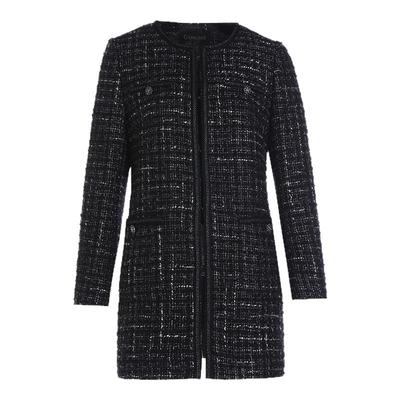 乔万尼绵羊毛中长款小香风大衣