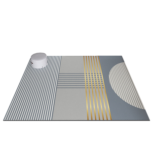 皮革入户门地垫简约风进门可擦免洗脚垫玄关门前门口防滑防水地毯