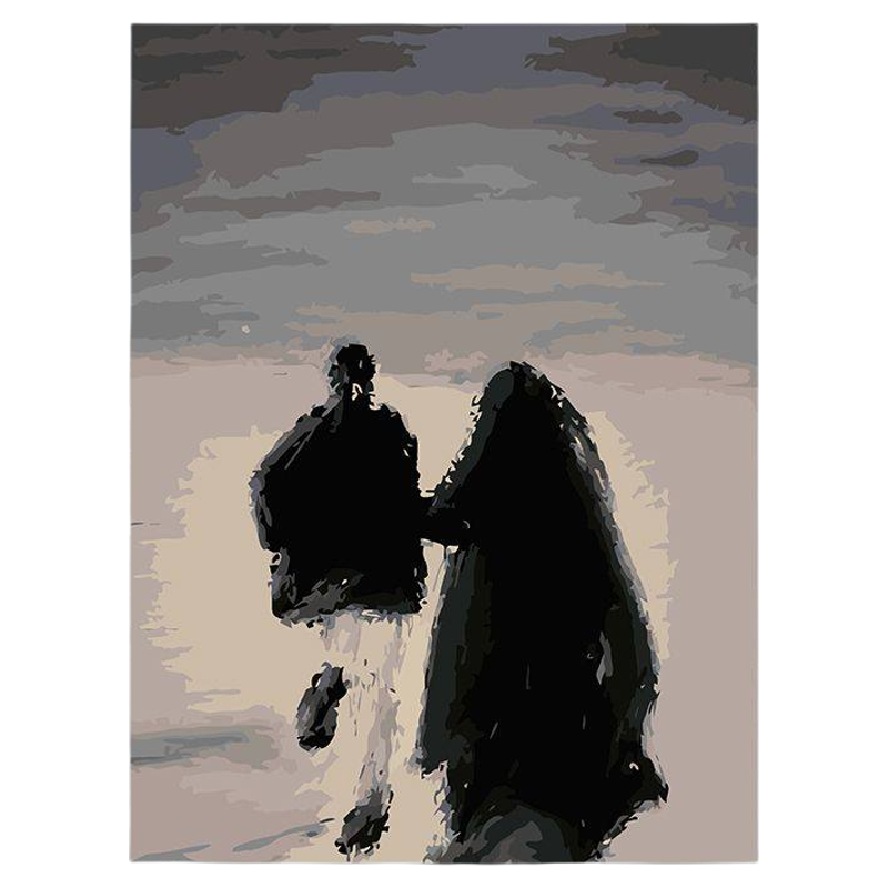 简约黑白艺术装饰画治愈抽象挂画