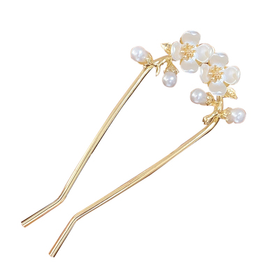 新中式U型发簪女高级感古风发钗