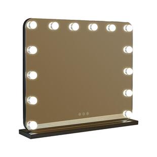 化妆镜台式led灯镜子充电灯泡家用女生补光卧室宿舍专用梳妆台