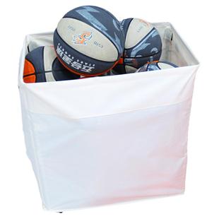 篮球收纳筐大容量家用室内儿童足球置物架排球架羽毛球网球收纳框