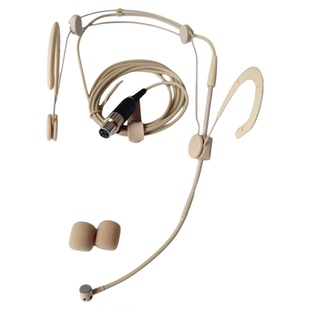 高端定制进口咪头肤色头戴话筒演出直播单指向抗啸叫头戴耳麦话筒