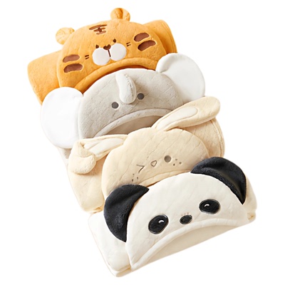 babygreat婴儿浴巾带帽斗篷