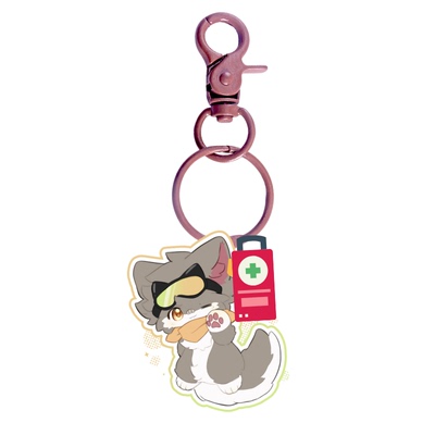 夏日兽兽挂件!Furry周边钥匙扣