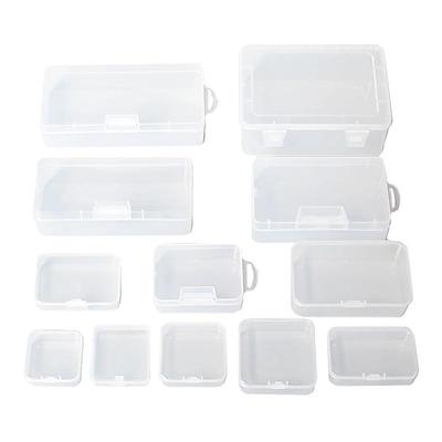 塑料透明证件迷你长方形收纳盒子