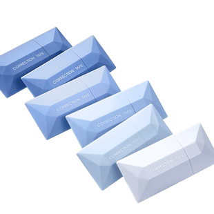 渐变修正带高颜值女生初中学生用开学好物大容量学生实惠装顺滑静音涂改带小学生改正带文具学习用品修改带