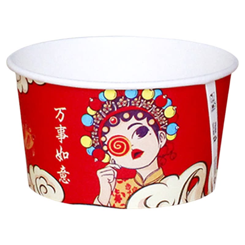 国风圆形小吃碗家用饭碗整箱批发