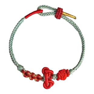 2026文昌结红绳编织红手绳男生女生本命年上岸手链编织绳好运礼物