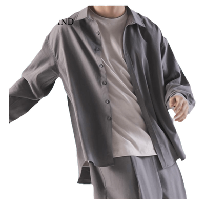 ind长袖衬衫舞蹈练功服宽松飘逸