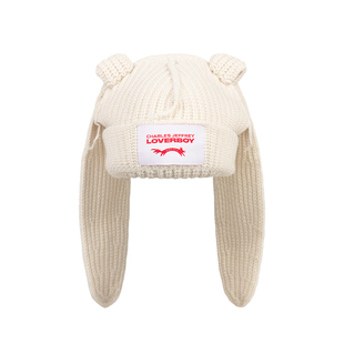 【现货】Charles Jeffrey LOVERBOY 25AW 兔耳毛线帽 DOUBLEBOO