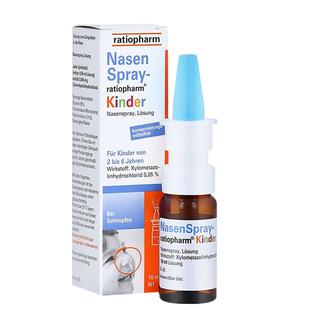 德国ratiopharm儿童通鼻喷雾10ml过敏性鼻炎喷雾剂缓解鼻塞护理