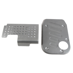 适用于解放J6P消音器隔热罩JH6排气管护板隔热板护罩侧护盖板配件