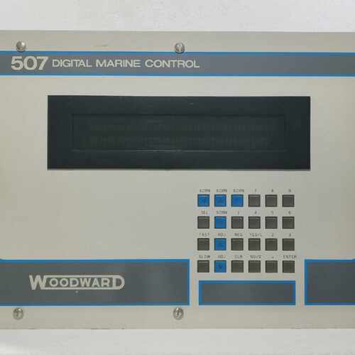 WOODWARD 507 DIGITAL MARINE CONTROL 8234-087 B WITH LOW VOLT