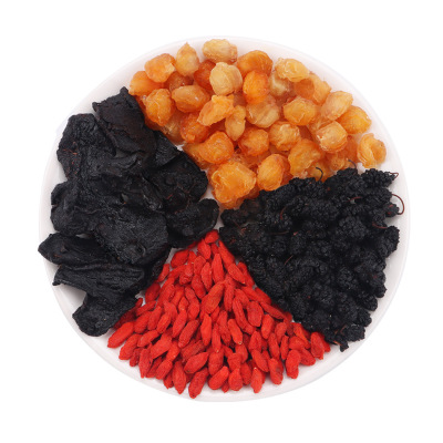 枸杞桑葚黄精龙眼肉熬夜