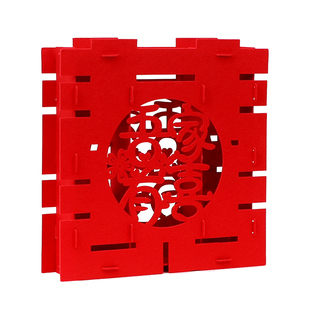 婚房布置立体喜字摆件新房女方结婚男方卧室装饰套装婚礼囍字立柱